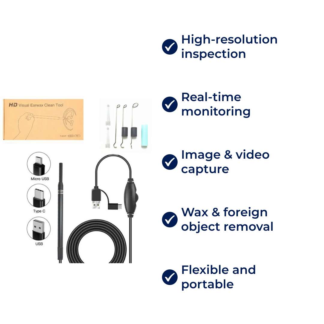 Advanced Ear Camera with HD Video and Wax Removal