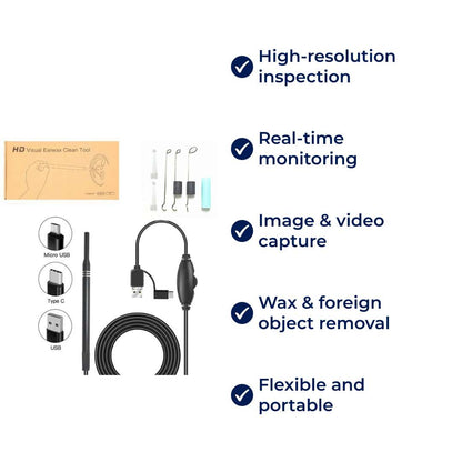 Advanced Ear Camera with HD Video and Wax Removal
