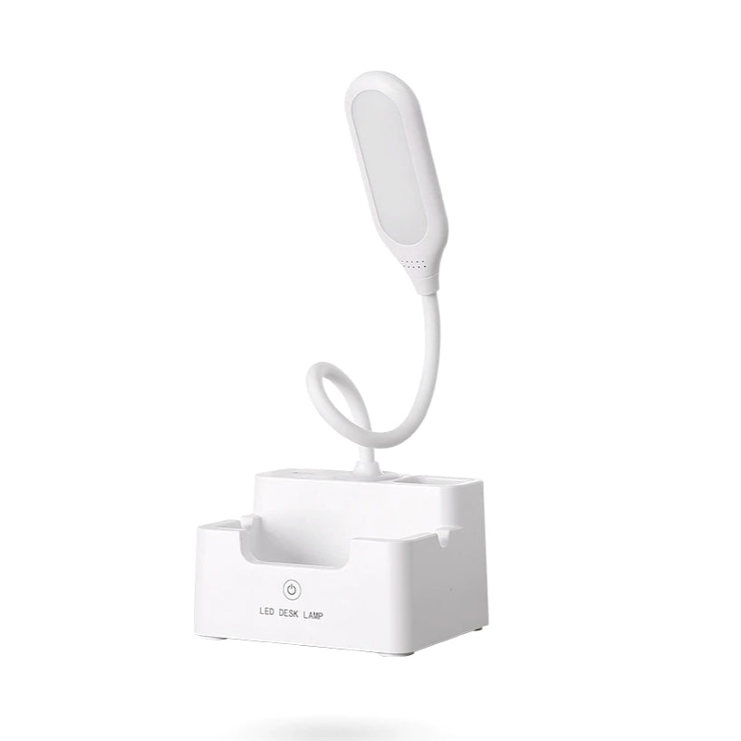 Compact Desk Lamp with Phone Stand