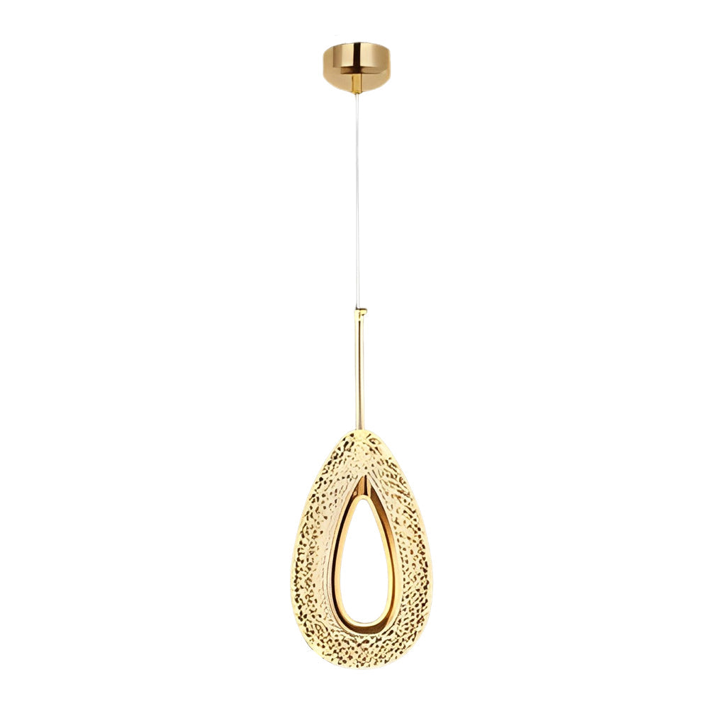 Simple Round Glass 3 Level Dimmable LED Pendant Light