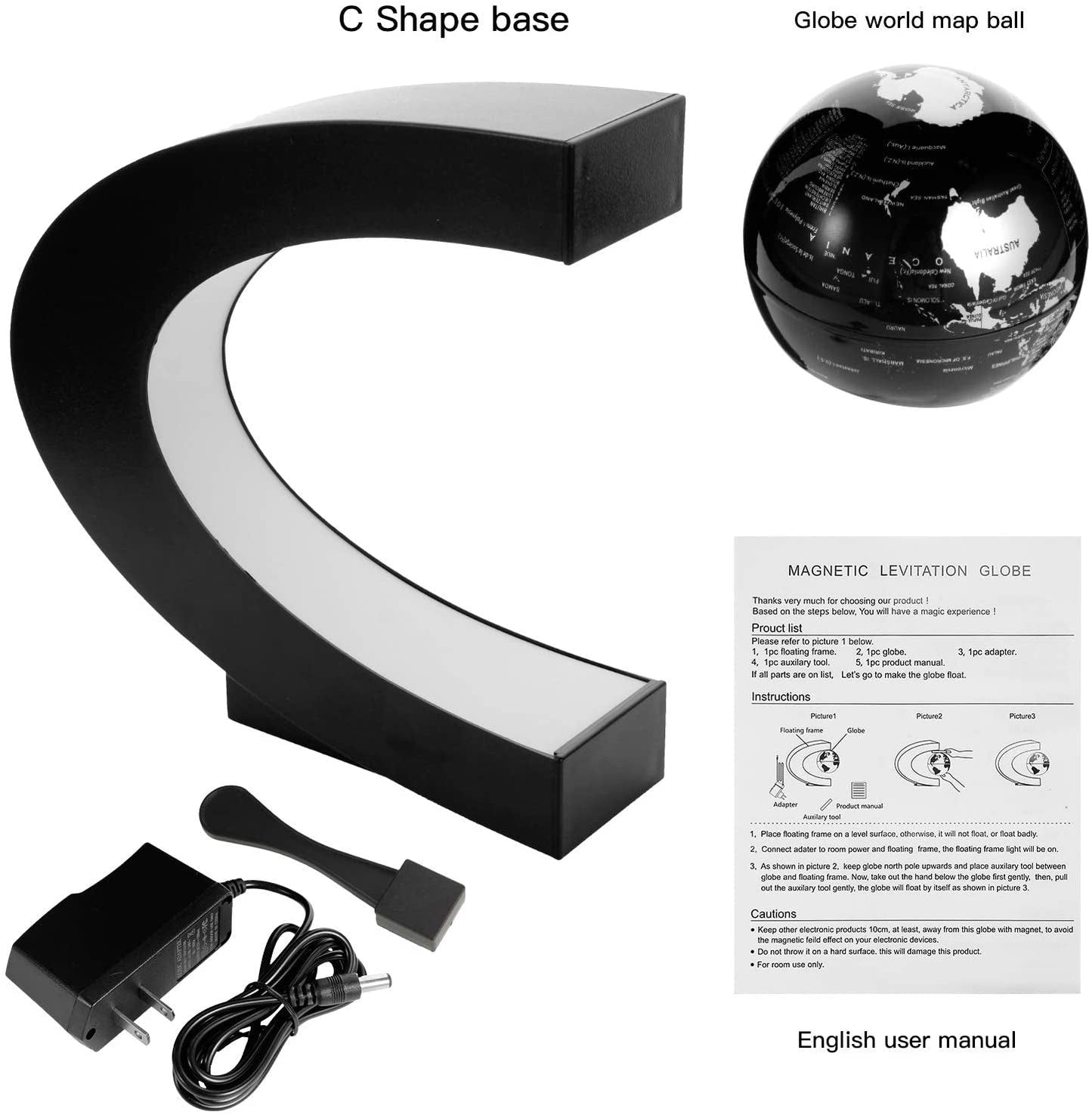 Suspended LED Globe Table Lamp