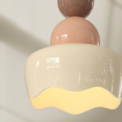 Bright White Hanging Bedside Lamp