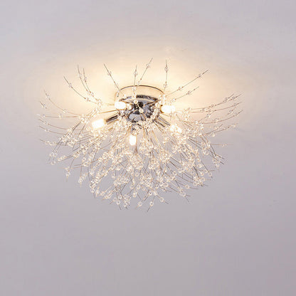 Elegant Crystal Ceiling Light Fixture