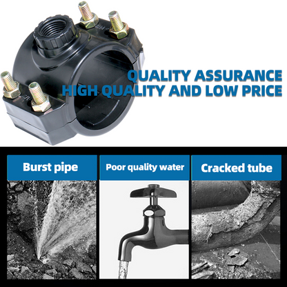 Easy Fix Pipe Fitting Saddle Tee Connector