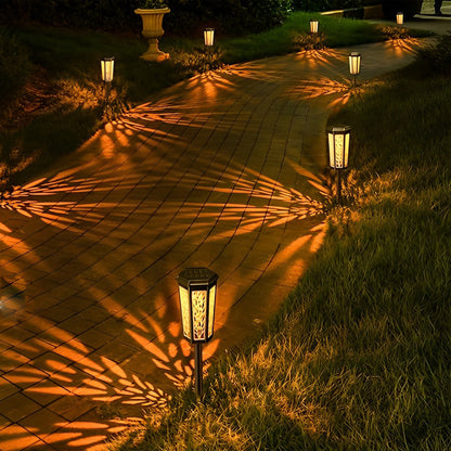 Outdoor Solar Powered Color Changing LED Garden Lamp