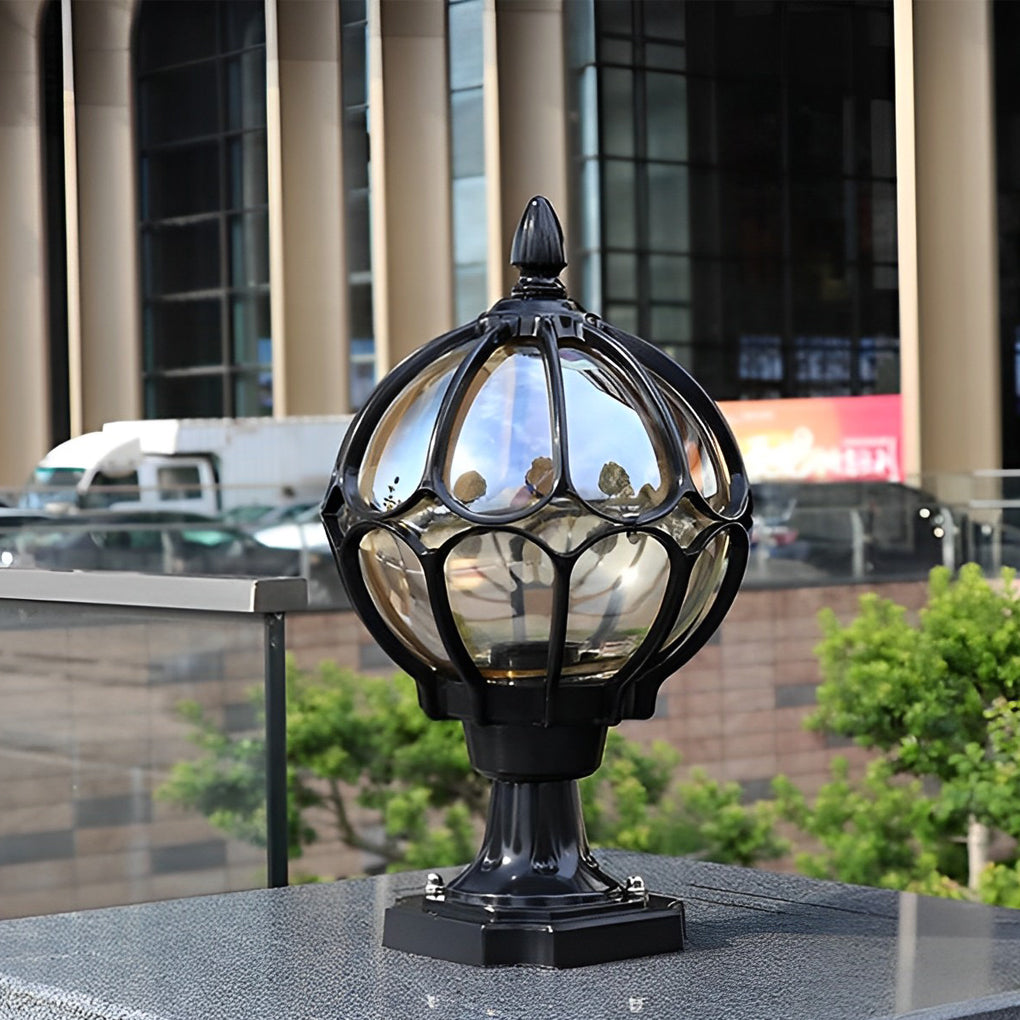 Classic Exterior Wall Lantern with Clear Glass Shade