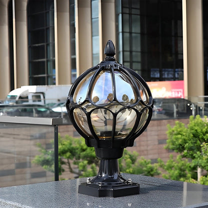 Classic Exterior Wall Lantern with Clear Glass Shade