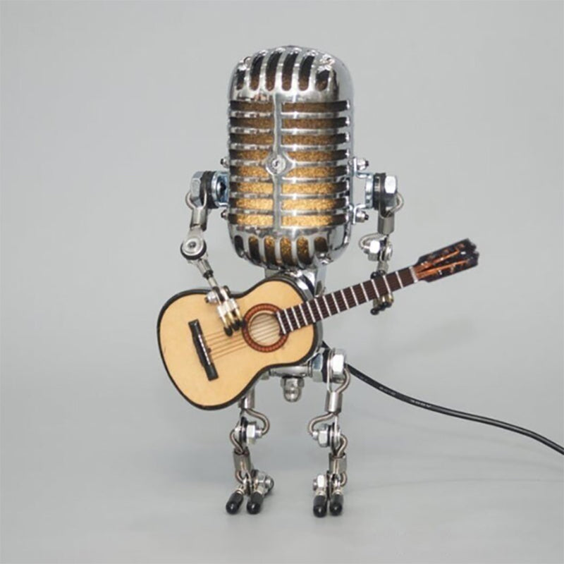 Vintage Mic Robot USB Speaker