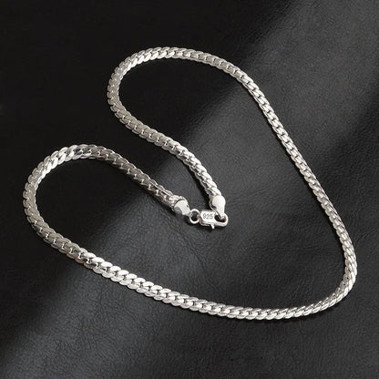 Simple Silver Bar Necklace for Ladies Perfect Gift