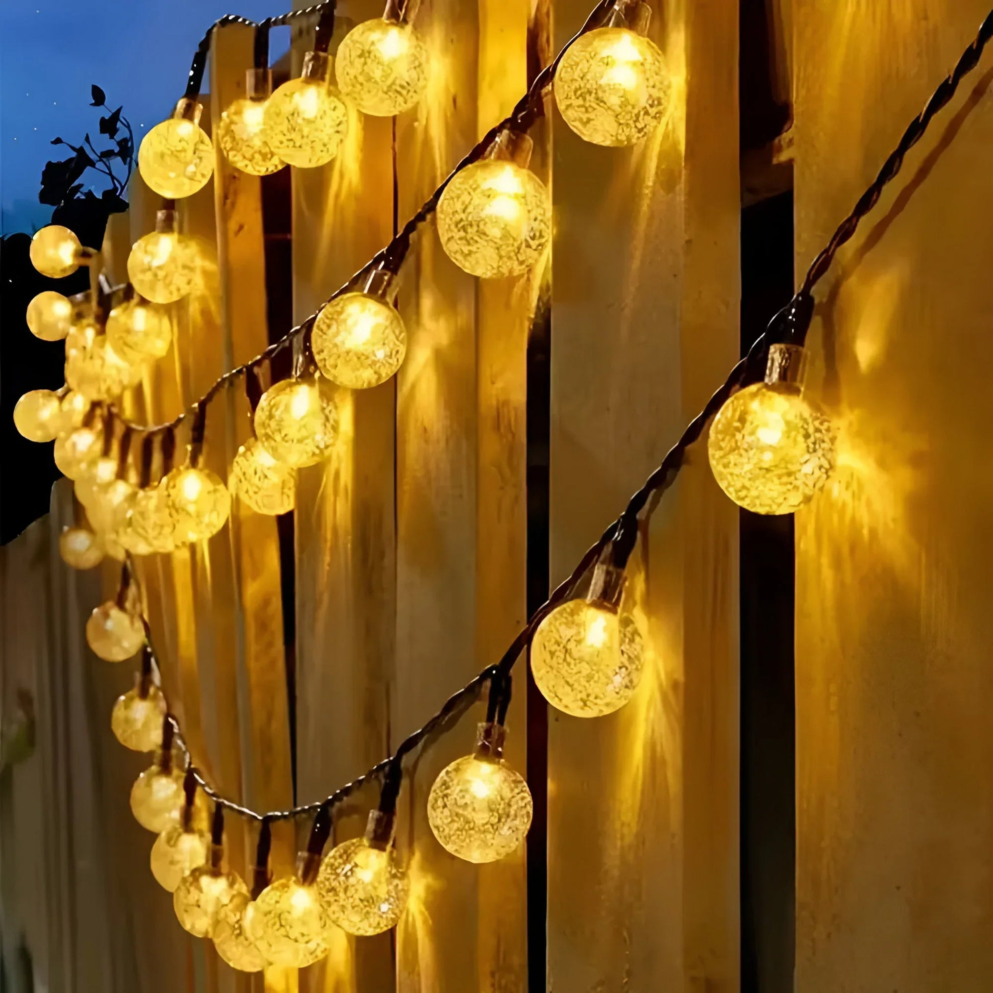 Solar Powered Glass Outdoor Lanterns - Cofik