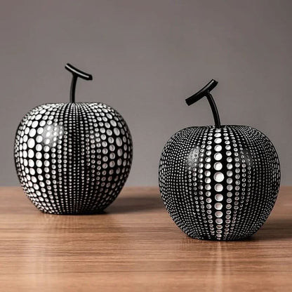 Cute Polka Dot Apple Decorative Figure