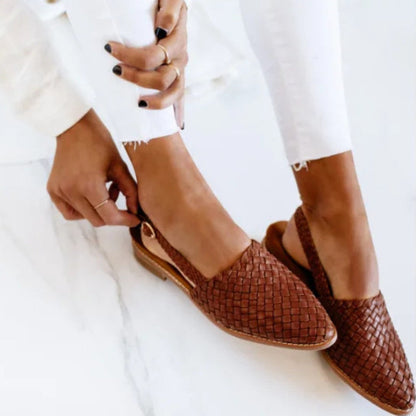Comfortable Pointed Toe Ballet Flats with Padded Insole
