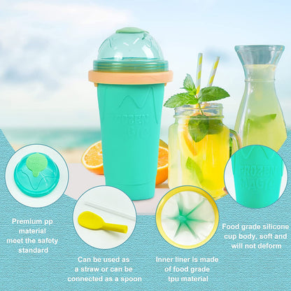 Colorful Fun Ice Slush Cup
