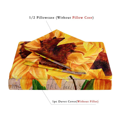 Bright Floral Bedding Set