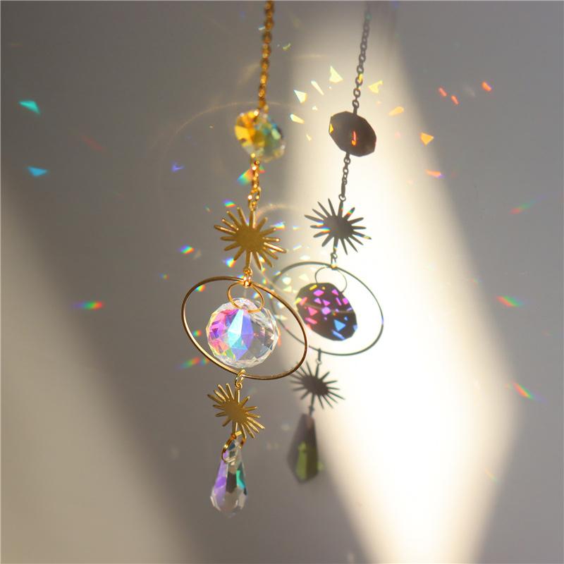 Colorful Glass Crystal Sun Catcher Prism Ball