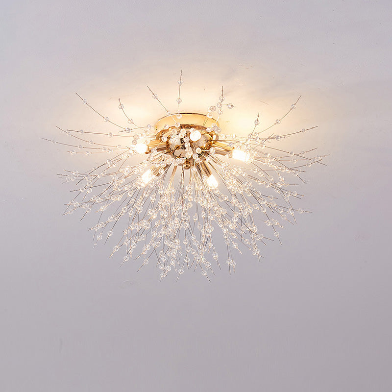Elegant Crystal Ceiling Light Fixture