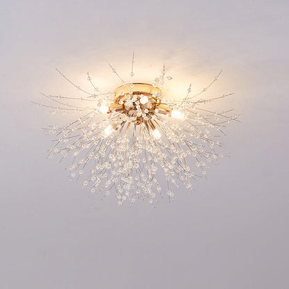 Elegant Crystal Ceiling Light Fixture