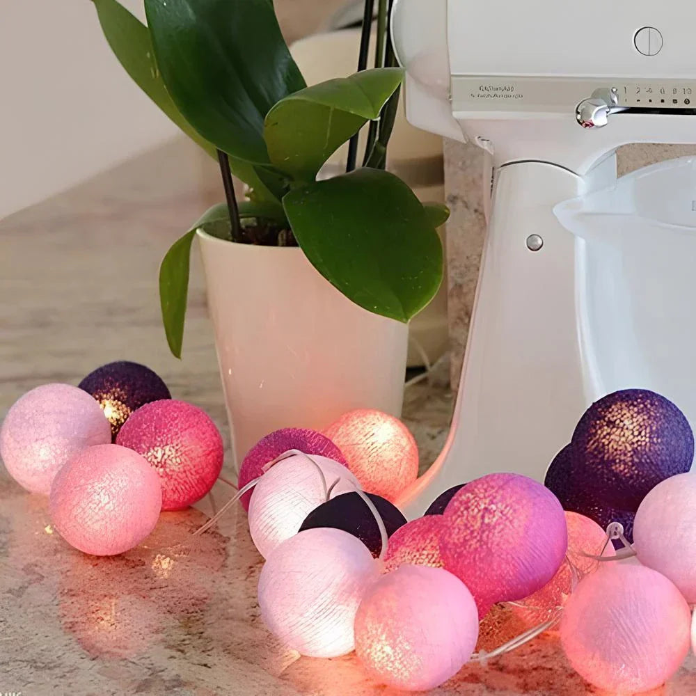Fluffy White Decorative String