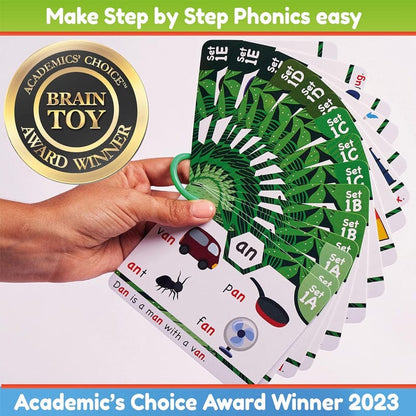 Easy Phonics Flashcards for Kids Reading Practice