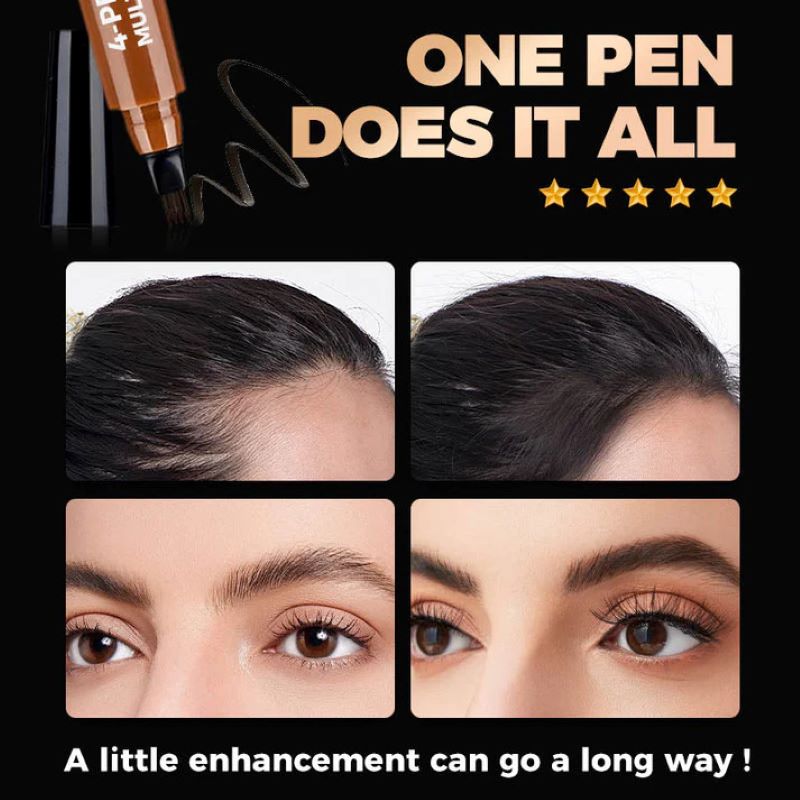 Precise 4-Tip Waterproof Brow Defining Pencil