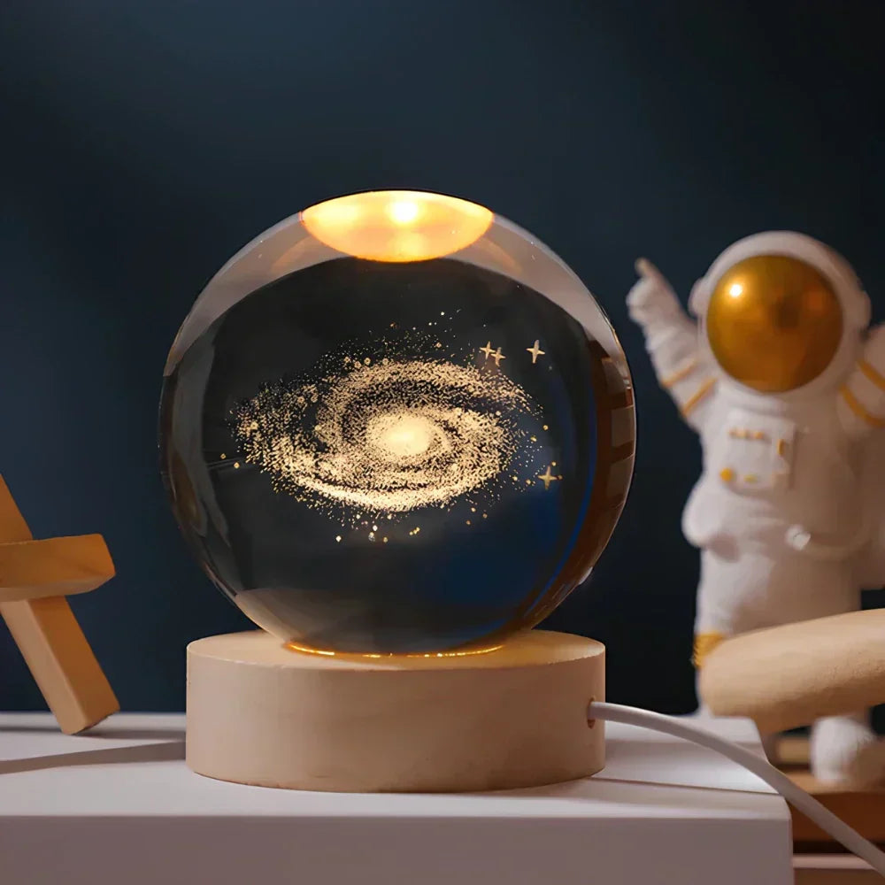 Colorful Globe LED Bedside Lamp