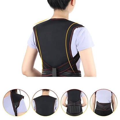 Warm Back Brace for Pain Relief and Posture Support - Cofik