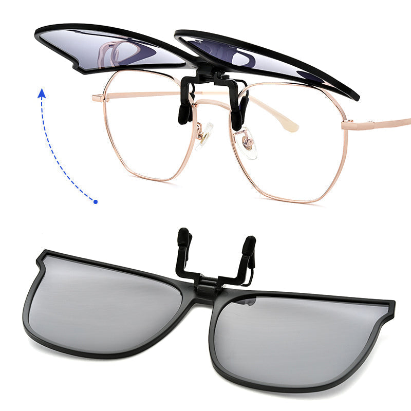Noxord | Compact Polarized Clip On Folding Shades