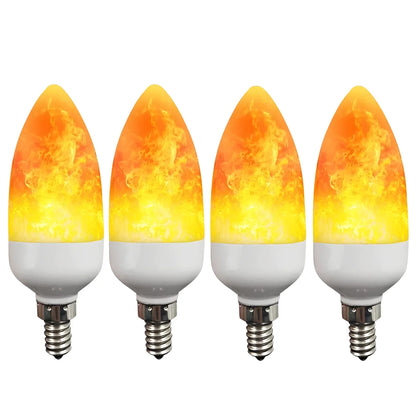 Warm Flickering Flame Table Lamp