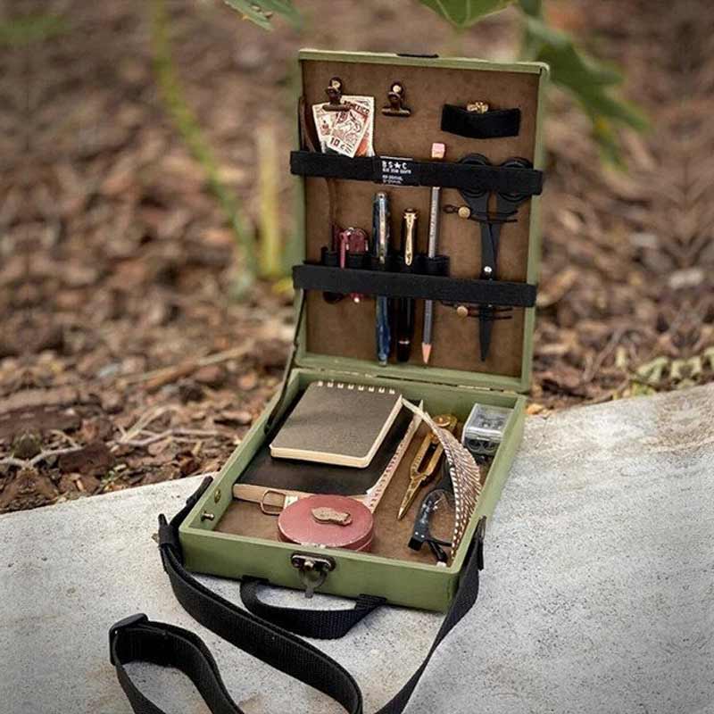 Vintage Wooden A5 Notebook Box