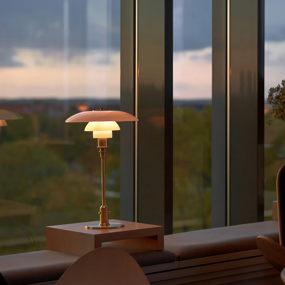 Sleek Modern Metal Desk Lamp