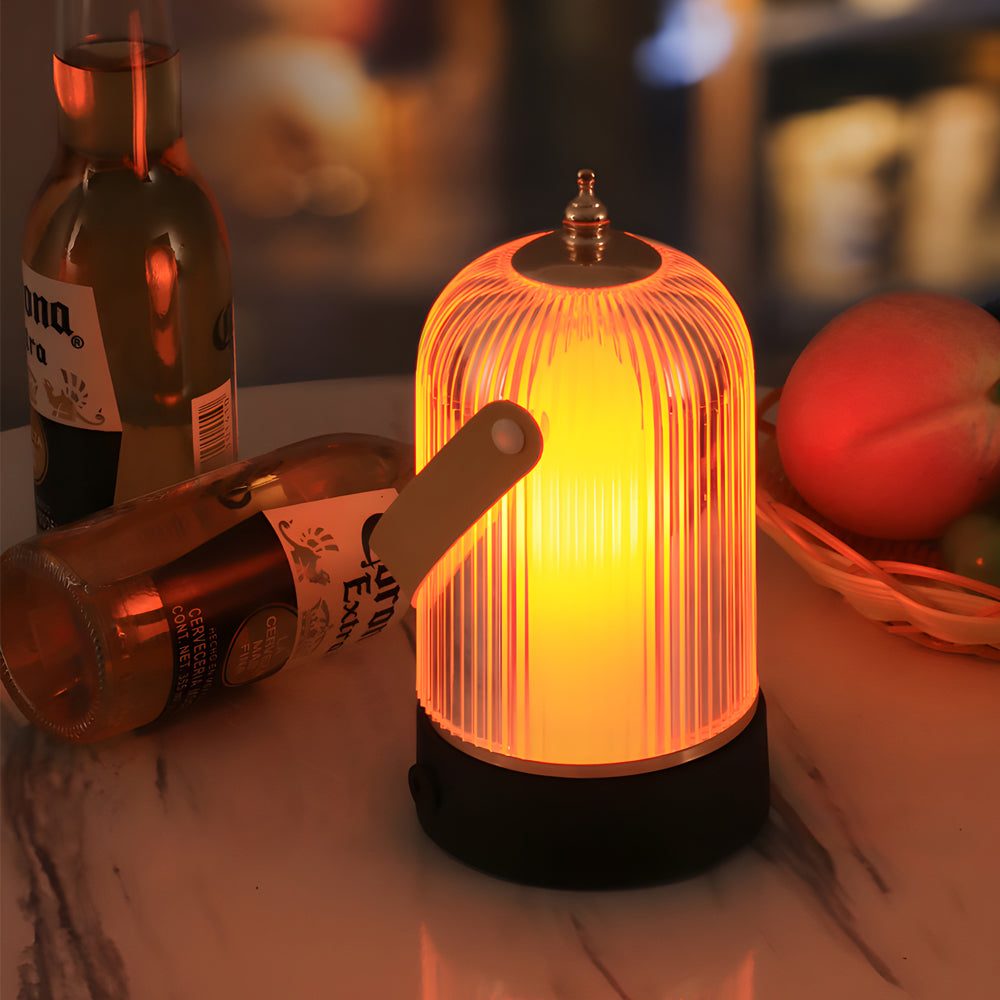 Soft Glass LED Bedside Table Lamp