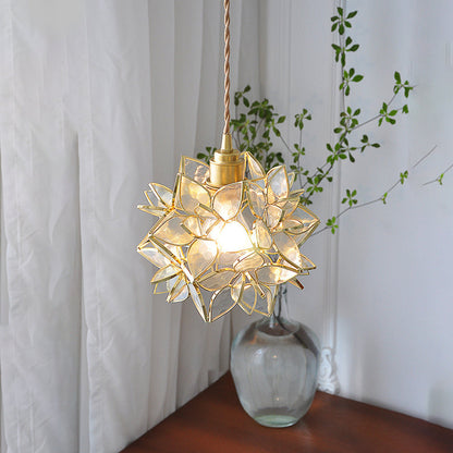 Elegant Floral Soft LED Pendant Light Fixture