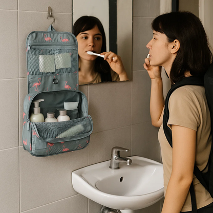 Waterproof Hanging Travel Toiletry Kit Bag