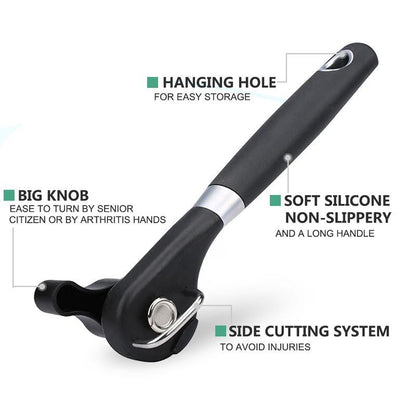 Easy Use Sharp Can Opener Stainless Steel