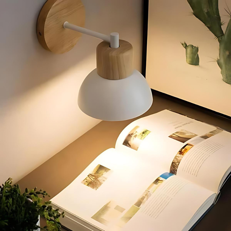 Rustic Wooden Wall Light for Cozy Homes