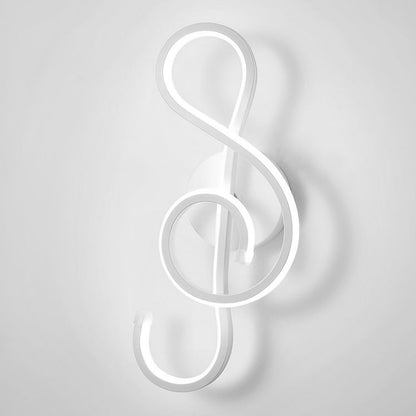 Contemporary Music Theme LED Wall Light