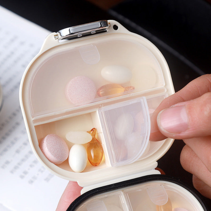 Travel Daily Pill Organizer Box