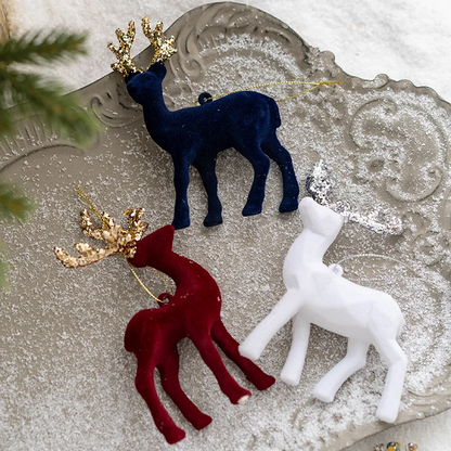 Glamorous Reindeer Christmas Ornament