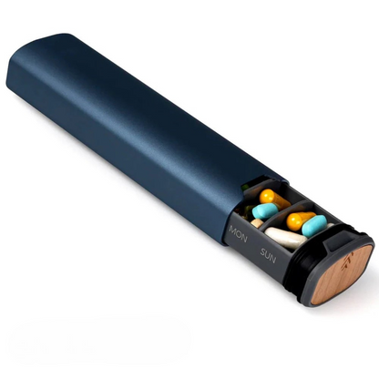 Daily Pill Box - Portable Waterproof Medication Holder