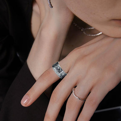 Simple Prince Universe Stainless Ring