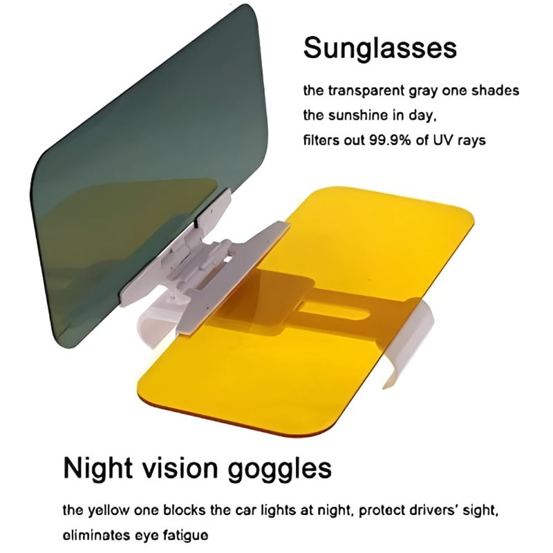 Anti-Glare Car Visor Extender Day Night Driving Shade