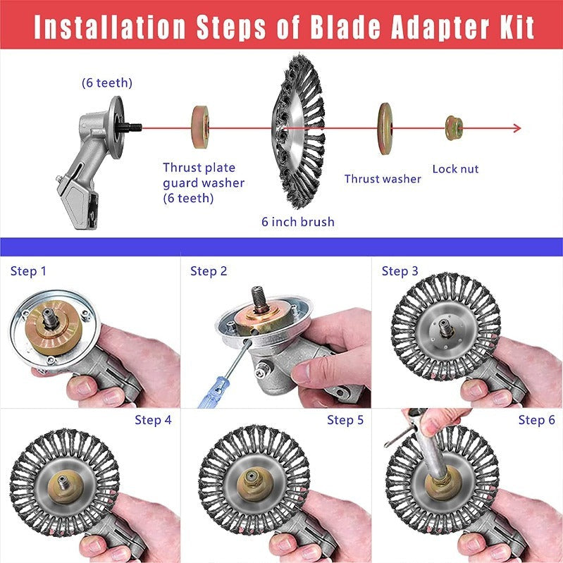 Heavy Duty Metal Garden Trimmer Brush Cutter