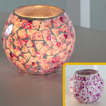 Vintage Glass Candle Tealight Holder