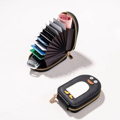 Fun Penguins PU Card Holder Wallet