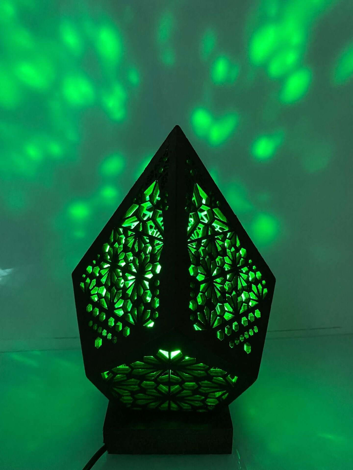 Colorful LED Projector Night Light Table Lamp