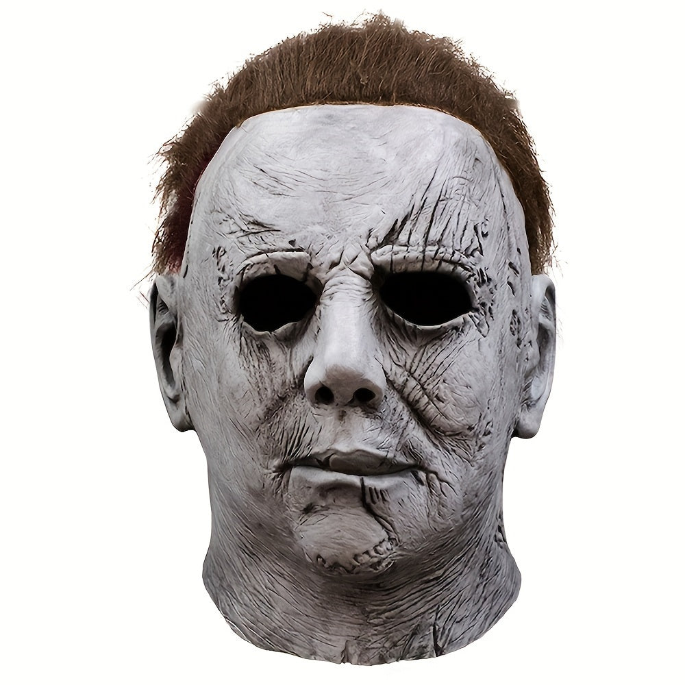 Scary Mens Halloween Horror Mask Full Head Latex