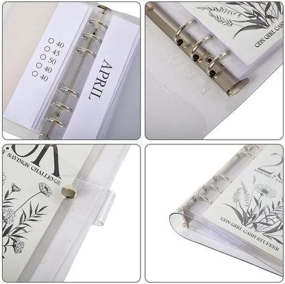 Budget Planner 12-Month Savings Tracker Binder