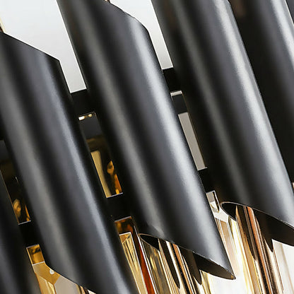 Contemporary Crystal Gold Wall Lamp