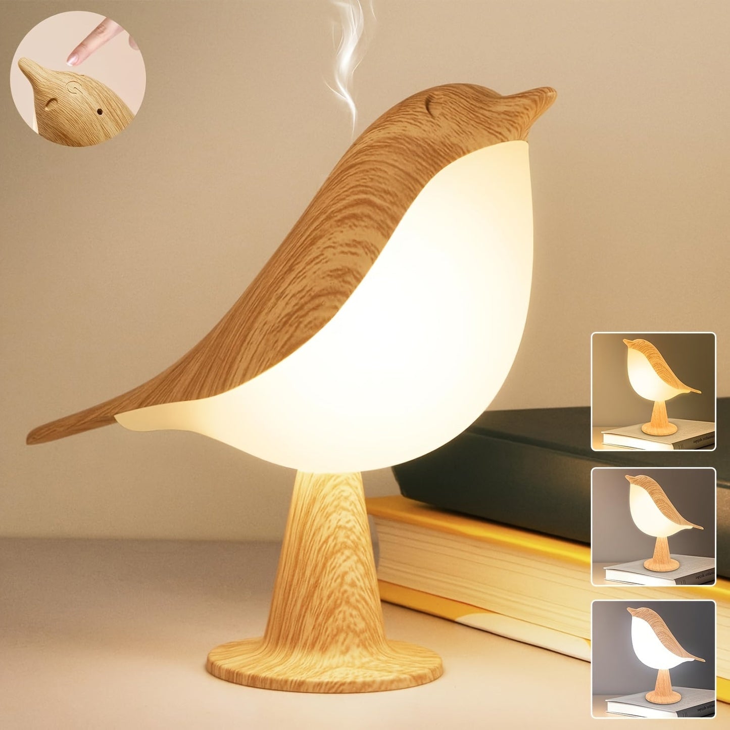Simple USB Bird Table Light with Touch Control