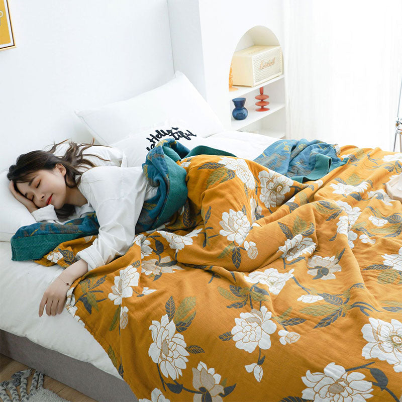 Comfy Vintage Floral Reversible Quilt - Cofik